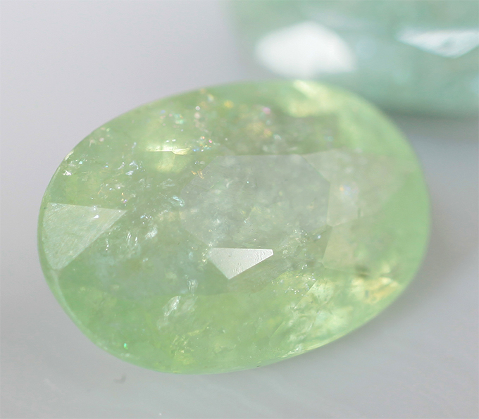 Пара редких медьсодержащих турмалинов 2,62 карата