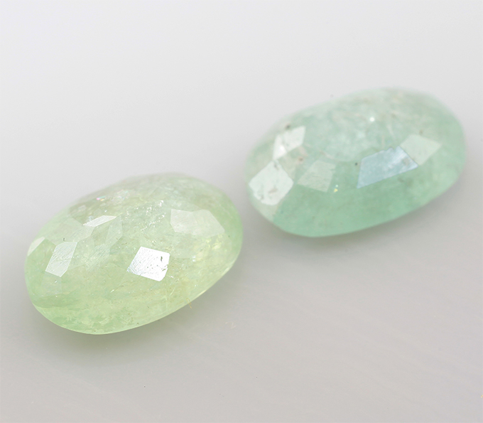 Пара редких медьсодержащих турмалинов 2,62 карата