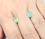 Пара редких медьсодержащих турмалинов 2,62 карата