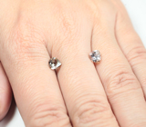 Пара полихромных цоизитов 1,77 карата