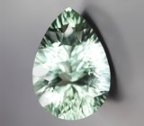 Чистейший крупный зеленый аметист лазерной огранки 23,25 карата