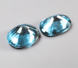 Пара редких синих шпинелей 1,05 карат