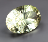 Чистейший крупный лимонный цитрин лазерной огранки 39,21 карата