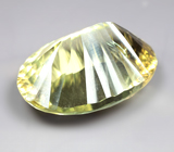 Чистейший крупный лимонный цитрин лазерной огранки 39,21 карата