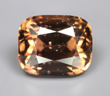 Оранжевато-желтый циркон 3,71 карата