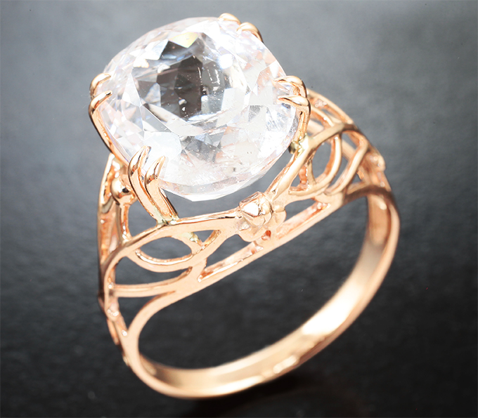 Золото Кольцо с данбуритом 8,57 карата