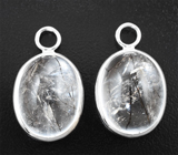 Подвесы для серег с турмалиновым кварцем 38,93 карата