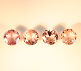 Набор из 4 гранатов со сменой цвета 1,22 карата