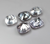 Крупный набор из 5 разноцветных шпинелей 5,55 карата