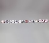 Крупный набор из 14 разноцветных шпинелей 11,27 карата