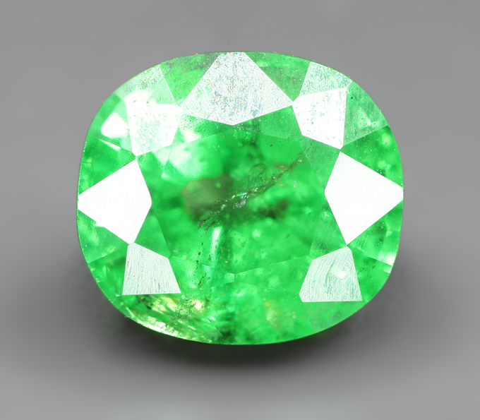 Ярко-неоновый цаворит 1,27 карата