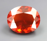 Мексиканский ограненный "огненный" опал 2,48 карата