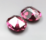 Редкая крупная пара чистейших  умбалитов гранатов 8,72 карата