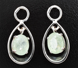 Подвесы для серег с медьсодержащими турмалинами 3,46 карата