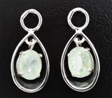 Подвесы для серег с медьсодержащими турмалинами 3,46 карата