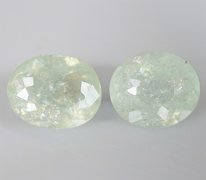 Подвесы для серег с медьсодержащими турмалинами 3,46 карата