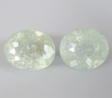 Подвесы для серег с медьсодержащими турмалинами 3,46 карата Золото