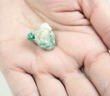 Кристаллы уральских демантоидов в породе 5,95 грамм Не указан