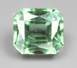 Голубовато-зеленый "неоновый" апатит 2,25 карата