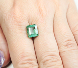 Голубовато-зеленый "неоновый" турмалин 4,48 карата