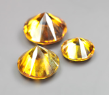 Набор из 3 сфалеритов 4,11 карата