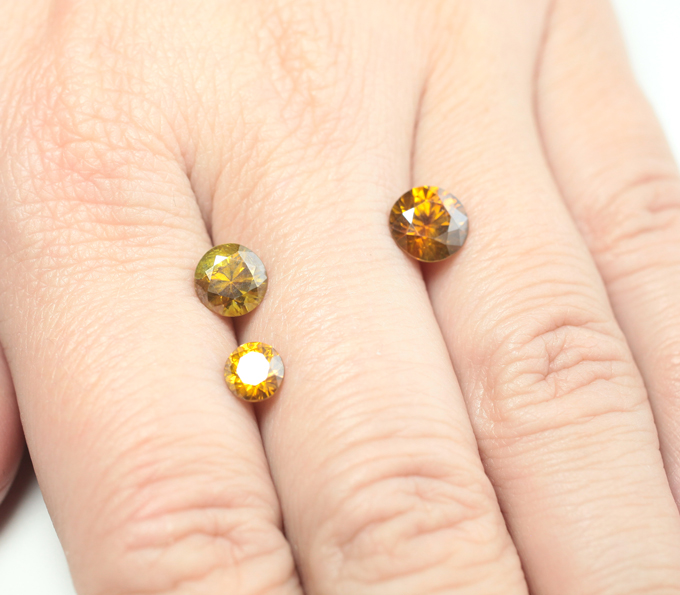 Набор из 3 сфалеритов 4,11 карата