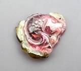 Резной арбузный турмалин 9,27 карата