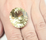 Крупный! Чистейший цитрин авторской огранки 50,28 карата