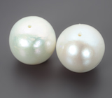 Крупная пара морских жемчужин барокко 39,34 карата
