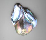 Крупная черная морская жемчужина барокко 72,28 карата! Титановый люстр