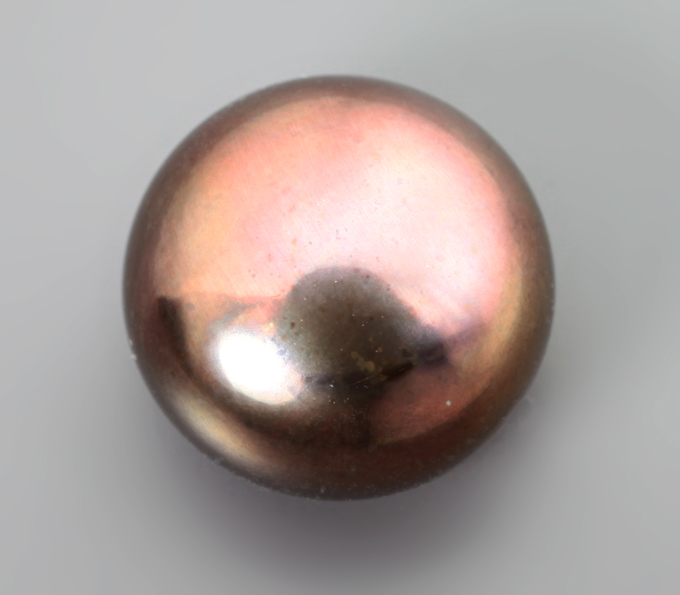 Золотисто-кофейная морская жемчужина 6,63 карата! Натуральный цвет