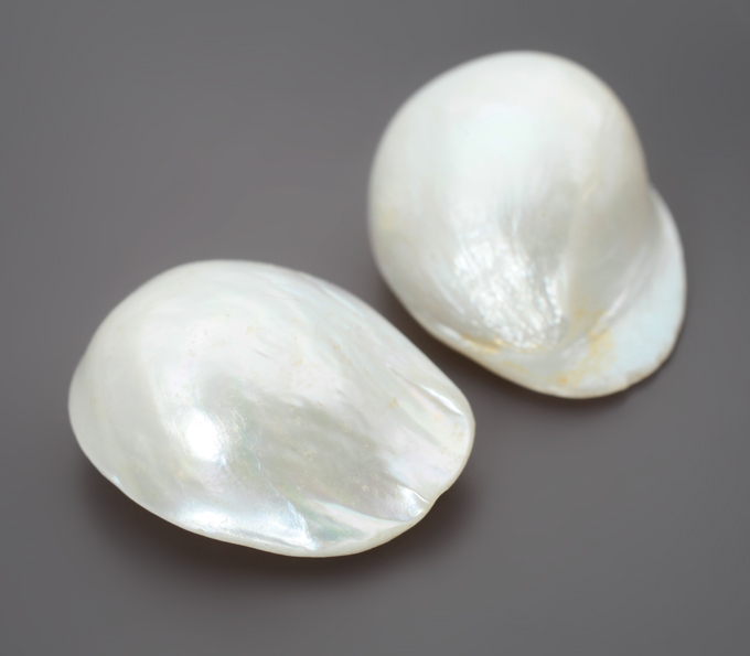 Пара кремово-белых морских жемчужин 30,17 карата! Исключительный люстр