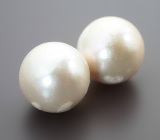 Пара морских жемчужин барокко 29,57 карата! Исключительный люстр