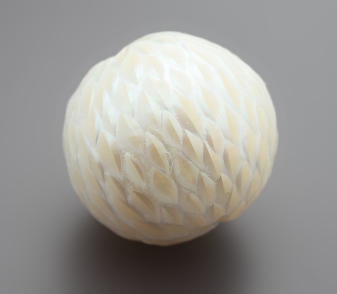 Крупная резная жемчужина Edison 18,17 карата