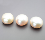 Набор из 3 кремовых морских жемчужин 8,73 карата
