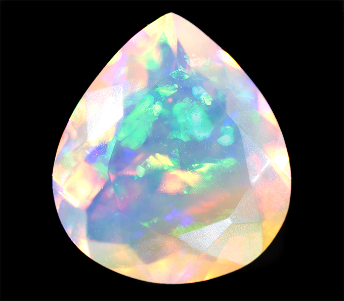 Ограненный эфиопский опал 1,27 карата