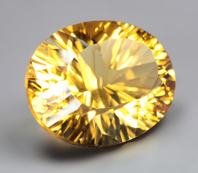 Чистейший яркий цитрин 15,53 карата