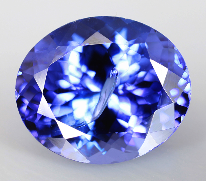 Топовый цвет! Насыщенный танзанит 6,01 карата