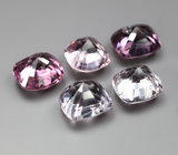 Набор из 5 разноцветных шпинелей 5,1 карата