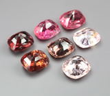 Набор из 7 разноцветных шпинелей 5,07 карата