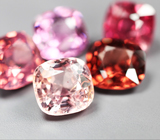 Набор из 5 разноцветных шпинелей 3,83 карата