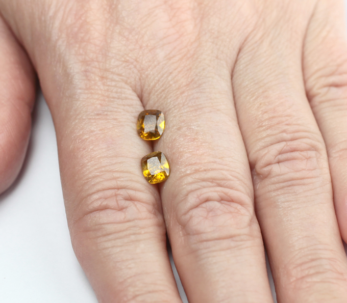 Пара сфалеритов 2,22 карата