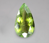 Яркий желтовато-зеленый турмалин 5,86 карата