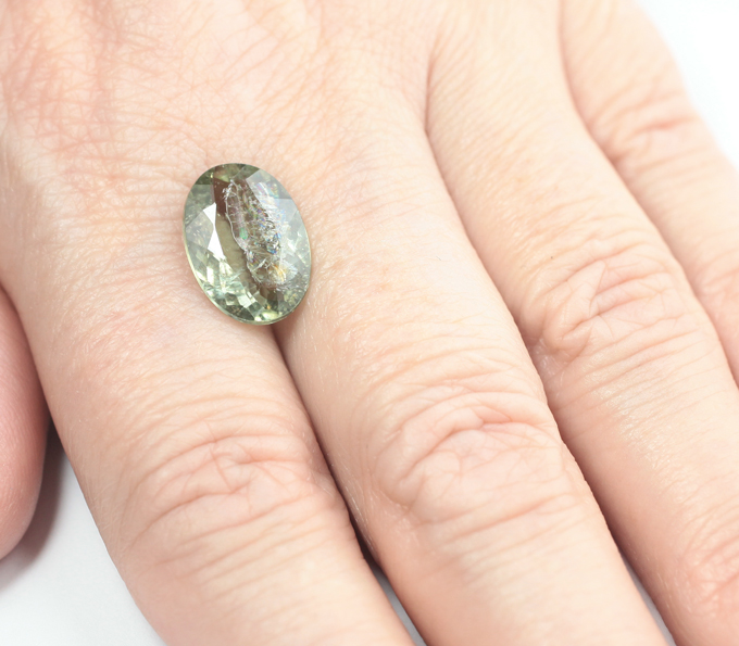 Мятно-зеленый турмалин 5,41 карата