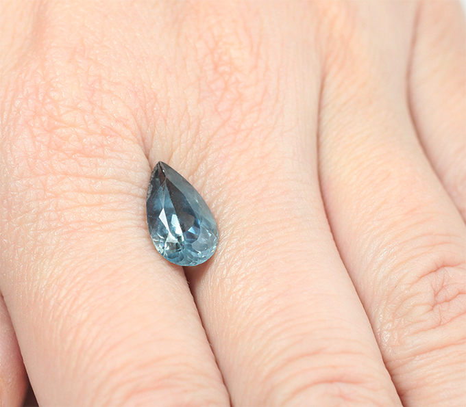 Редкий цвет! Синий апатит 3,23 карата