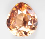 Чистейший крупный оранжевый циркон 5,09 карата