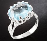 Кольцо с аквамарином 5,95 карата