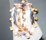 Кольцо с морганитом 25,29 карата Золото