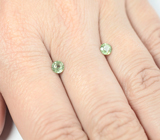 Пара демантоидов 0,85 карата