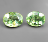 Пара демантоидов 1,69 карата